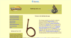 Desktop Screenshot of bullwhip-info.com